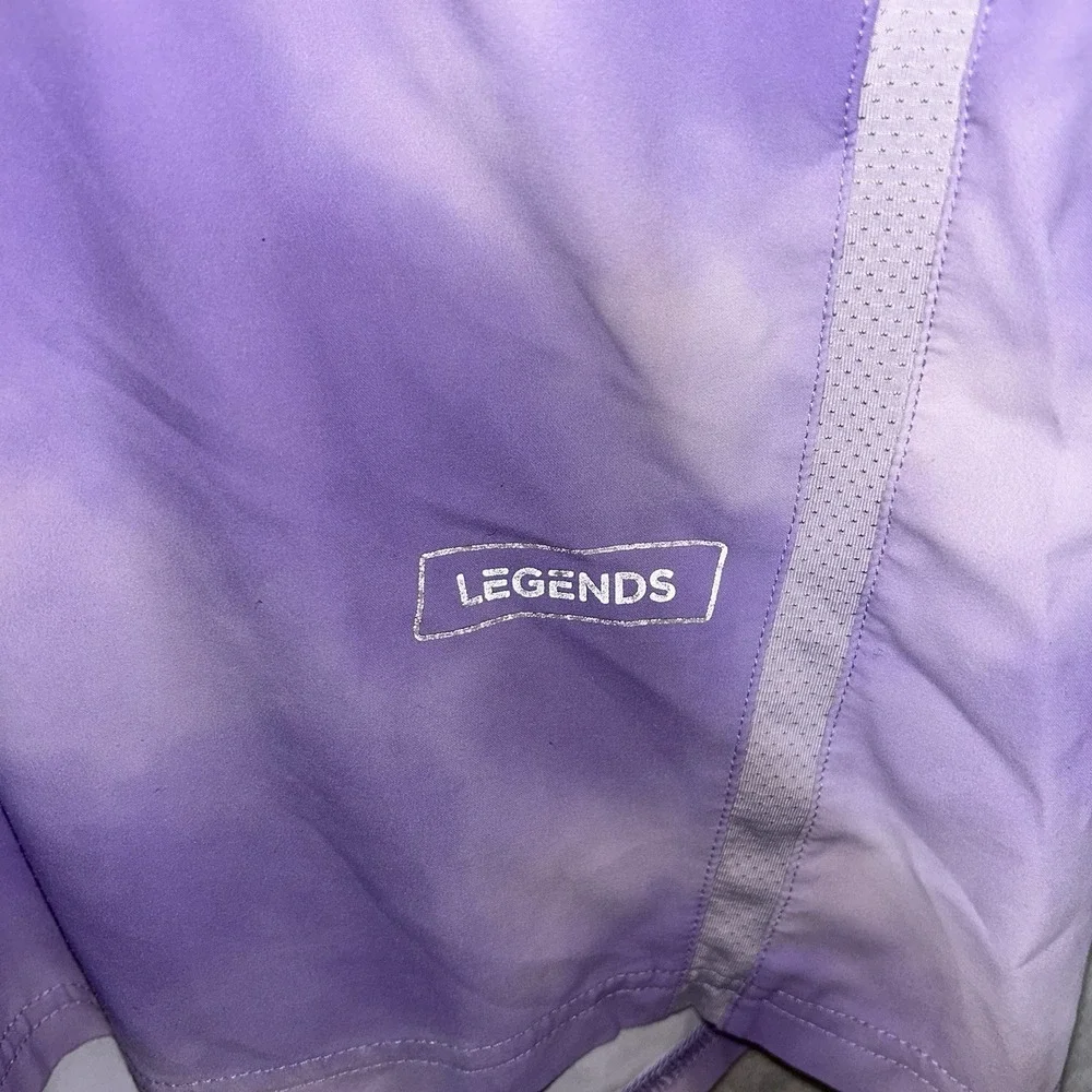 Legends Shorts Mens 2XL Purple Tie Athletic Unlined Gym Performance Running
